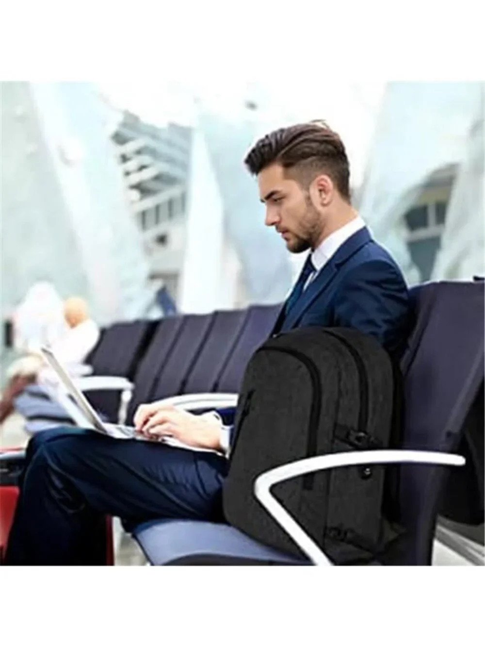 17 Inch Laptop Backpack Anti Theft Travel Backpack School Work Carry On Bag